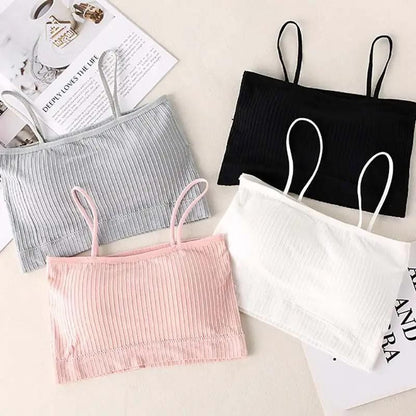 Seamless Silk Padded Bralette Bra Pack of 2