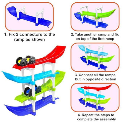 Ramp Racer , Multi level Ramp Racing Car Toy Set