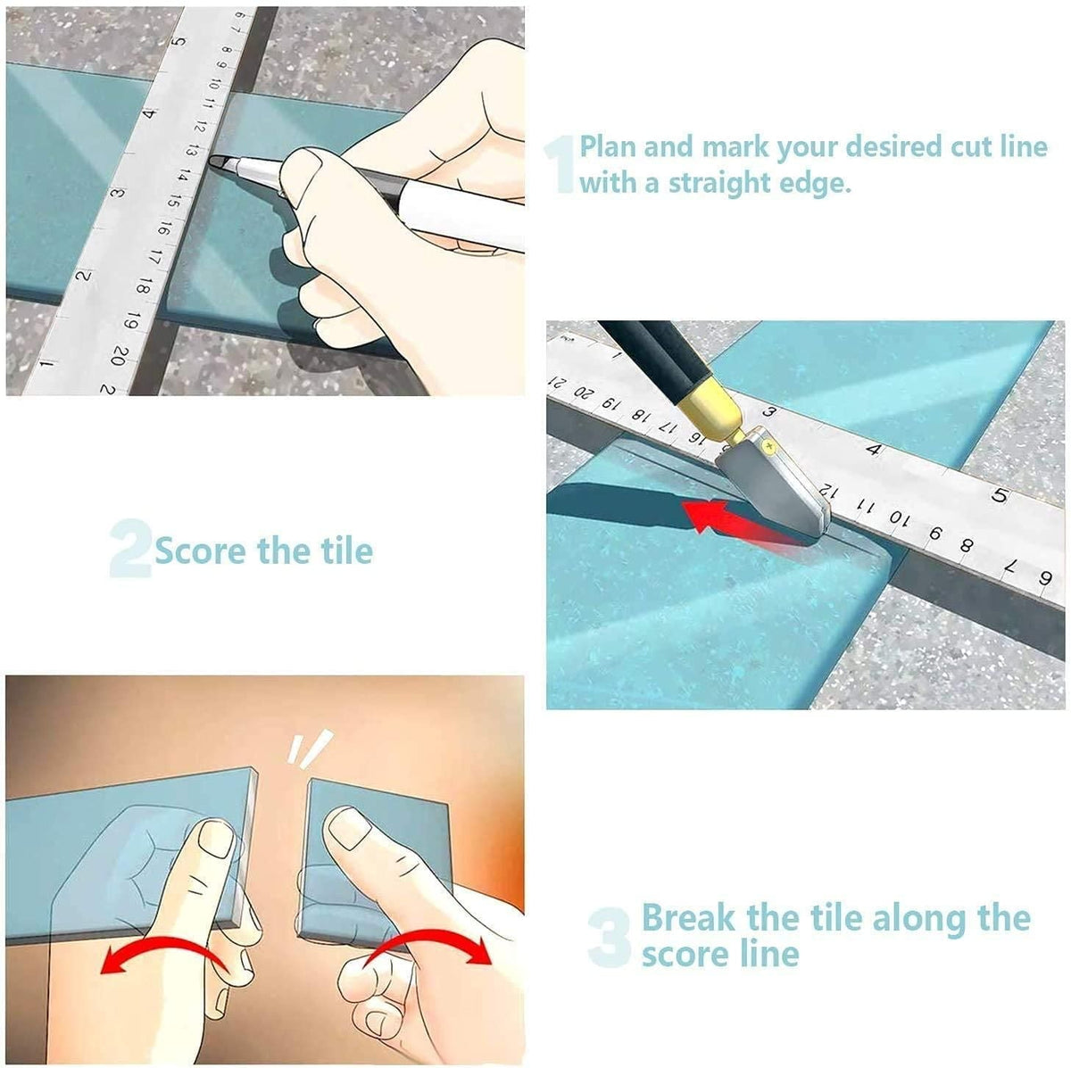 Heavy Duty Glass Cutter Pencil Style