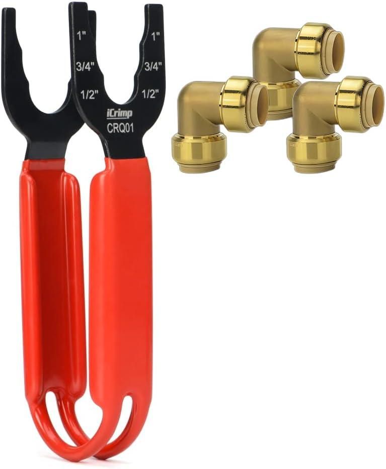 3 Size Push-to-connect Clamp Tong Tool