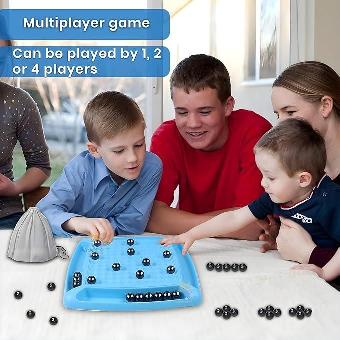 Magnetic Battle Chess Game with 20 Steel Balls ? Strategy Board Game for Family