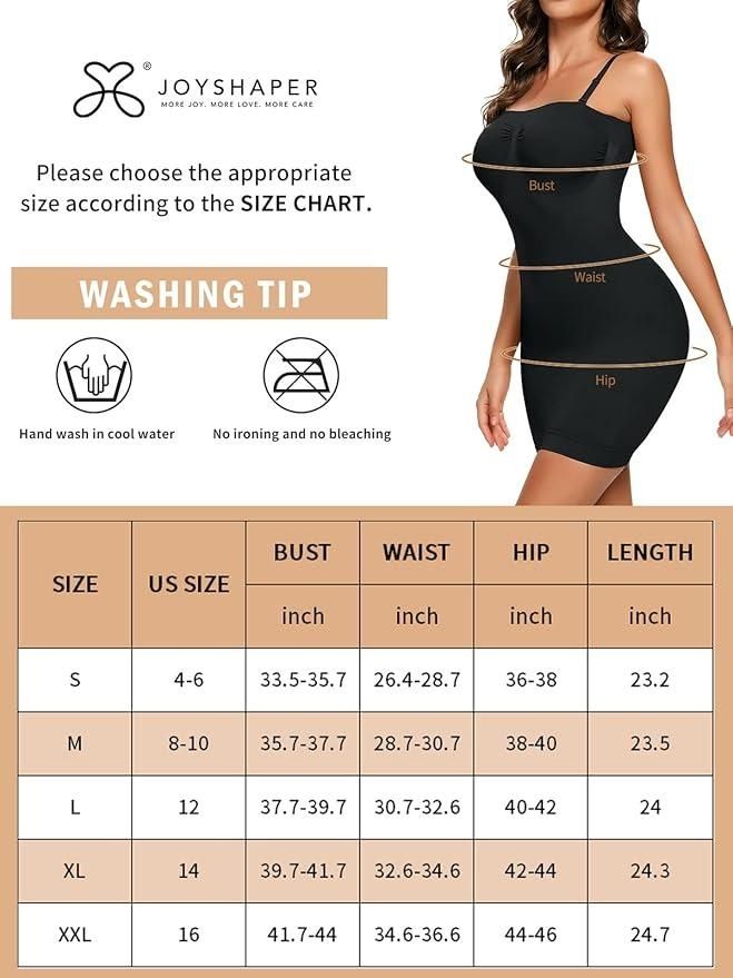 Women's Dress Shaping Seamless Body Shapewear Black