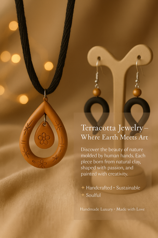 Handcrafted Terracotta Necklace Set