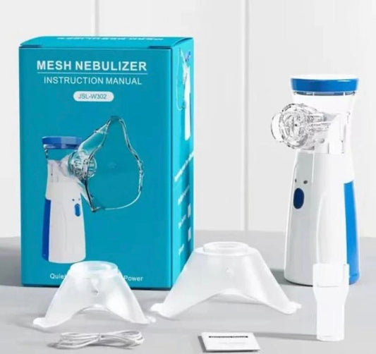 Portable Nebulizer for Kids,Adults for Breathing Problem White-Blue Nebulizer